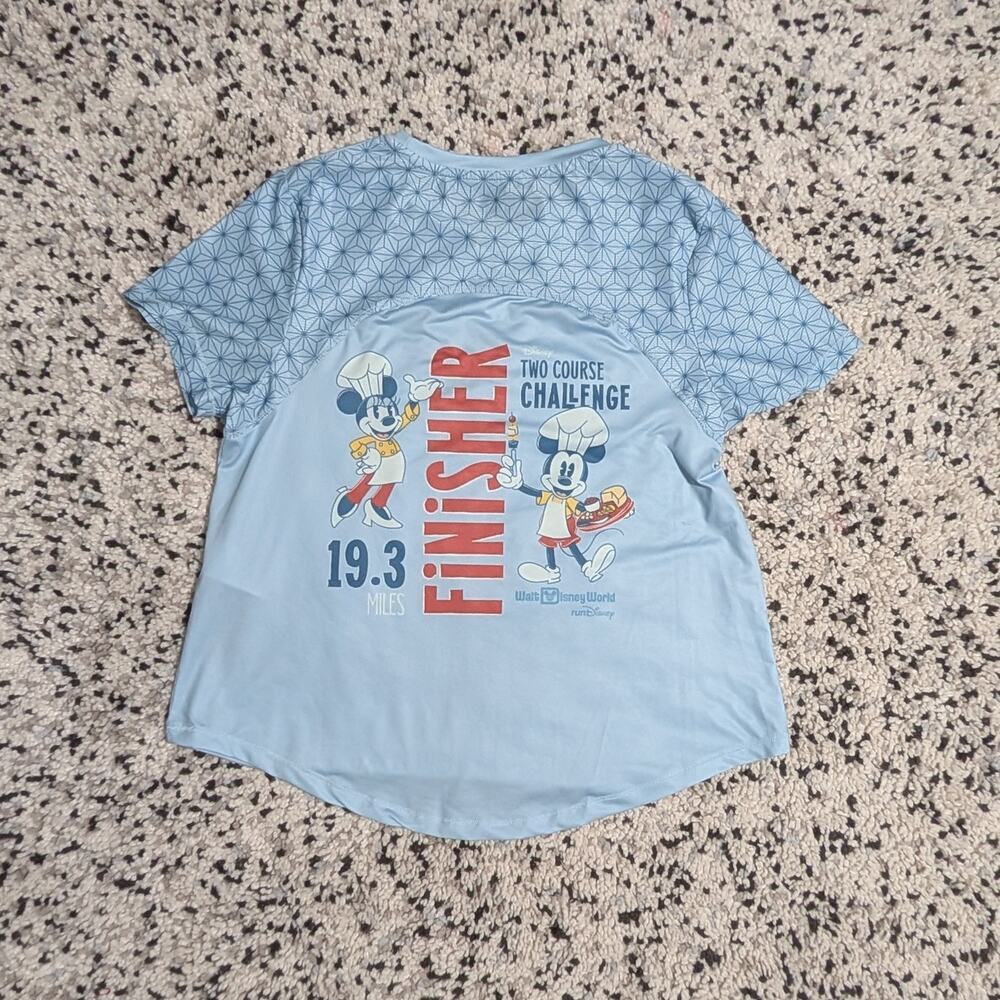 runDisney 2024 Wine & Dine Two Course Challenge 19.3 Miles Finisher Shirt Medium - Picture 4 of 5